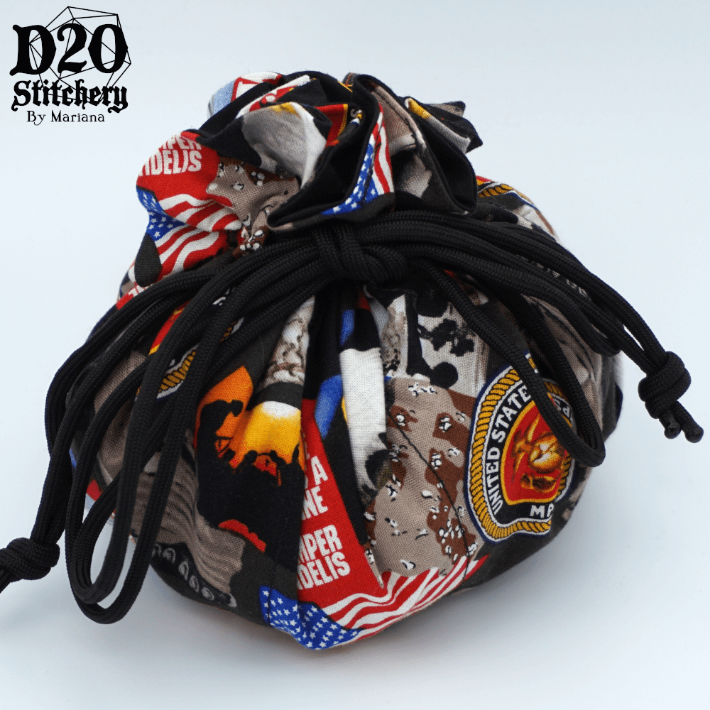 US Marines Tied Epic Dice Bag